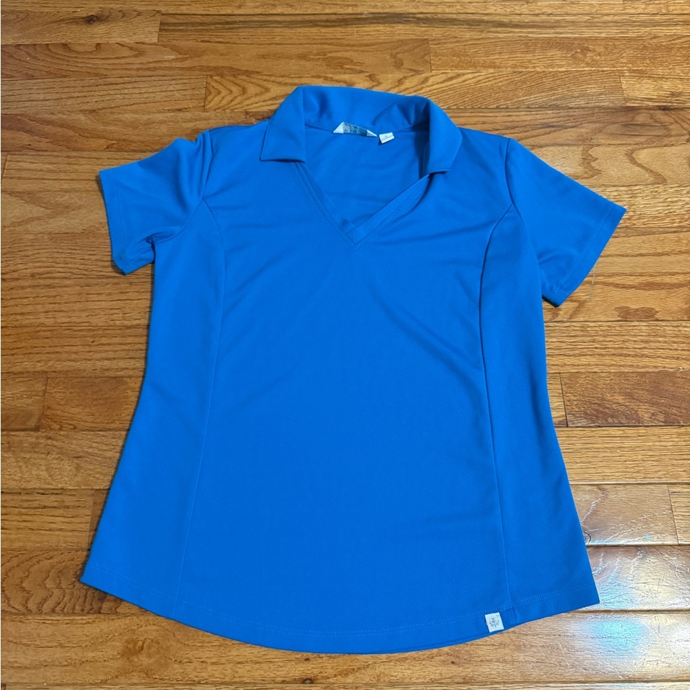 Lady Hagen Vibrant Blue Polo Top